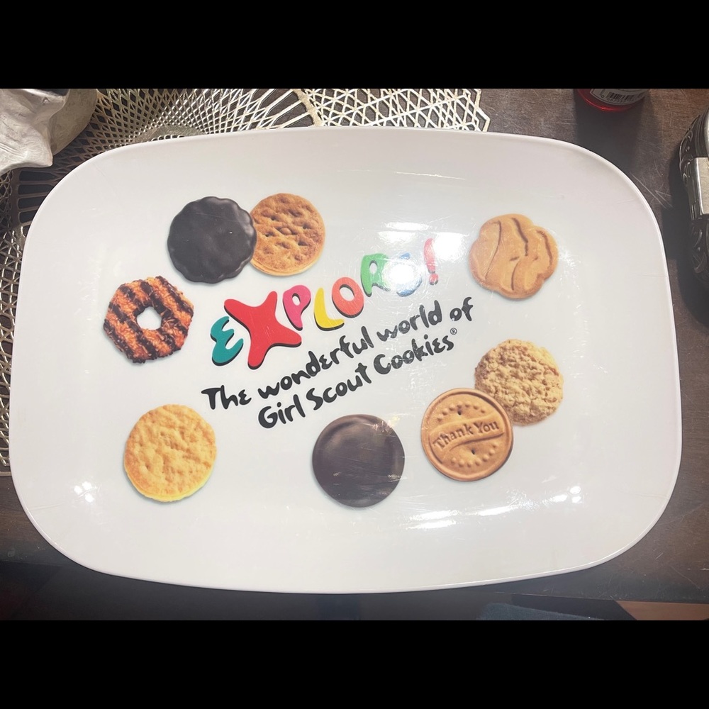 Girl Scout Cookie Melamine Tray Collector's Edition